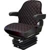 Binbir Trend Coprisedile universale resistente per trattori con cabina senza poggiatesta, coprisedile per carrelli elevatori, motivo mimetico, 4 colori (vinile nero (C2T-101))