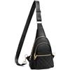 JASGOOD Sling Bag - Borsa a tracolla antifurto, in pelle PU, taglia unica, per viaggi alla moda