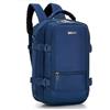 WITTCHEN Urban | zaino da cabina | zaino per laptop | zaino da viaggio 2-in-1 | tasca posteriore con protezione RFID | compatibile con Wizz Air, LOT, Ryanair | 40 × 25 × 20 cm | colore: blu navy