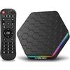 BL Android TV Box Android 12.0 TV Box 4GB RAM 64GB ROM Allwinner H618 Quad-Core WiFi 6 6K Ultra HD 3D, Android Box 2.4G/5.8GHz Dual WiFi Bluetooth 5.0 Ethernet 100M USB 2.0 TV Box Android 2023