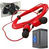 Generic Auricolari con cavo lungo 3 metri cablati auricolari con microfono rumore