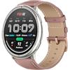 Niboow 20mm Pelle Cinturino per Amazfit T-Rex 3 Pro 44mm/Cheetah 2 Pro | per Amazfit Active 3 Premium/Active 2/GTR Mini/GTS 4 Mini, Con Fibbia in Acciaio Inossidabile Morbida Pelle Cinturini