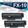 LCL Cartuccia di toner Compatibile FX-10 FX10 (2 Nero) per MF4010 FAX-L140 | Compatibile per Canon I-SENSYS FAX-L100 FAX-L120 FAX-L160 MF4018** MF4120 MF4140 MF4150 MF4270 MF4320d MF4330d MF4340d