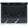 CaseBuy Set di pellicole protettive per poggiapolsi, graffi invisibili e antiusura, accessori per MacBook Air 13,6 2025 2024 2022 con chip M4 M3 M2 A3240 A3113 A2681 (trasparente)