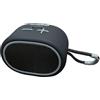 VR VETRINEINRETE Vetrineinrete® Cassa bluetooth 5 Watt portatile con luce con rodio FM USB SD/TF/AUX ricaricabile (Nero)