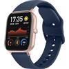 Tobfit 20mm Silicone Sport Band Compatible with Amazfit GTS Series/Bip Series, Compatible with GTS 2/2e/3/4/Mini and Bip U/Lite/S/3/GTR 42mm