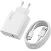 SIVITE Caricabatteria Rapido 120W con Cavo USB-C da 1m, Compatibile con Xiaomi Redmi Note 14 Pro 15T 15 14, Poco X7 Pro F7 Ultra e Altri Dispositivi USB-C PD