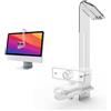 TOCCOOL Supporto per webcam in acrilico, supporto per schermo medio, posiziona la webcam ovunque sul monitor, laptop, compatibile con webcam Logitech MX Brio, C922, C920x, C930 (trasparente)