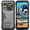 Blackview Xplore 1 5G Rugged Smartphone con Doppio Schermo, Batteria 20000mAh Android 15, 36GB+256GB/2TB, Display 6.78 FHD+ 120Hz, 64MP+50MP+20MP con Visione Notturna, NFC/Torcia/Dual SIM