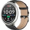 Niboow 20mm Pelle Cinturino per Amazfit T-Rex 3 Pro 44mm/Cheetah 2 Pro | per Amazfit Active 3 Premium/Active 2/GTR Mini/GTS 4 Mini, Con Fibbia in Acciaio Inossidabile Morbida Pelle Cinturini