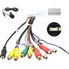 Hikity Cavo Adattatore RCA De 20 Poli | Connettore Cavo RCA Car Audio Stereo Audio/Video per Autoradio + Microfono