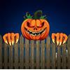 Pwsap Decorazioni per Recinzioni Halloween, Fence Peeker Zucca Recinto Peeker Recinzione Peeker Decorazione Yard Decorazioni Decor Indoor Outdoor Scena Segno Fence Peeking Garden Yard Art Ornaments