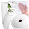 Instalguru Tessuto Non Tessuto da Giardino Protezione Piante 1,1 x 100m 17g Bianco Primavera Vello Protettivo per Colture Raccolto Crescita Anticipazione UV Copertura di Orti