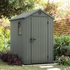 Dmora Casetta da Giardino Lagundo 184.5x125.8x205.1h cm Verde Resistente Agli Agenti Atmosferici Presenza Finestre, Tetto a due Falde