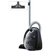 Siemens Aspirapolvere Z 3.0 (VSZ3B212) con sacchetto, motore highPower, sistema powerSecure, inserti supplementari a ugello per pavimento, giunti e tappezzeria, nero