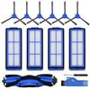 RONGJU Ricambi per Eufy 11S Max, kit di accessori per robot aspirapolvere ibrido 15C Max, 30C Max, G30, G30 Edge, G10, include 4 filtri, 6 spazzole laterali, 1 spazzola a rullo