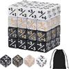 Szaboviktoria 48 Pezzi Dadi Da Gioco, 4 Colori Dadi Magic, Set Dadi Con Sacchetti Di Stoccaggio, Dadi Magic The Gathering, Dadi D6, Compatibile Con MTG, CCG, Accessorio Per Giochi Di Carte