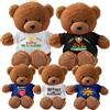 PELUSCIAMO Peluche Orsetto Festa del Papa' | Personalizzabile Con Nome | Mascotte Teddy Bear 18 cm | Scegli Il colore Preferito | PS 33790-002