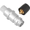 HOUDERCO Porta Lama Cb09 in Lega di Alluminio, Regolazione a Vite | Modello Cb09u e Cb09, Doppio Cuscinetto, Diametro 0, 9mm, Argento, per Mdf e Legno