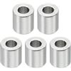 PATIKIL M4 Distanziali in Acciaio Inossidabile, 5pz Distanziatore Metallico Acciaio Inossidabile 4,2mm ID x 8mm OD x 8mm L Vite Rotondo per 5/32 M4 Bulloni a Vite