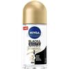 Nivea - Confezione da 6 deodorante roll-on da donna Invisible Black & White Silky Smooth, 50 ml