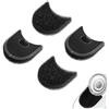 PEUTIER 4pz Copertura per Microfono, Nera Protezione Antivento Manicotto Antivento per Microfono Copertura del Microfono Accessori Video Professionali Compatibile con Insta360 GO 3 e GO 3S