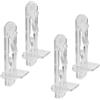 Prime-Line U 9398N - Pioli di supporto autobloccanti per mensole, 1/4 x 3/4, in plastica, confezione da 4
