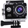 Wusvive 4K Action Camera WiFi Stabilizzazione Immagine Impermeabile 30M | Supporti per casco e bici inclusi, filmati fluidi per ciclismo e vlogging, per condividere istantaneamente lo smartphone