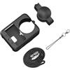 AJTUTUS Custodia protettiva in silicone copertura per obiettivo per 360 accessori per fotocamera custodia protettiva standard di ricambio impermeabile protezione per il corpo
