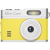 RiseNova Portachiavi 1080P con sensore da 12 MP e display da 0,96 pollici (giallo)