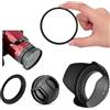 BOtizr Filtro UV e amp;Anello adattatore for paraluce, for fotocamera For Nikon For Coolpix B700 B600 P610 P600 P530 P520 P510 (Size : P510)