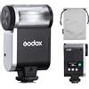 Godox iA32 Mini fotocamera Flash, angolo regolabile, GN15 con 8 livelli di potenza, CCT 6200K±200K, per Canon/Sony/Fuji/Nikon/Panasonic/Olympus, per fotocamere con hotshoe a contatto singolo