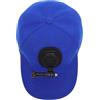 MOLUCKFU Cappello Baseball con Supporto Rapido per Action Camera Montatura Sicura e Leggera Cappellino Sportivo Traspirante per Corsa Ciclismo e Attività Outdoor Compatibile con Gopro Blu