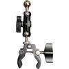 Generic Staffa girevole professionale Testa a sfera 1/4 Morsetto filettato per telefono Video Mount Action Camera LED Luce Metallo Action Camera Morsetto Studio Illuminazione Mount