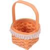 Angoily Mini Cestino Intrecciato Portatile in Legno per Frutta, Decorativo e Leggero, Adatto per Fotografia, e Scenografie, Accessorio Pratico per Foto e Vetrine