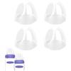 Gosknor 4 Pezzi Tappi per Biberon per Lansinoh Anti-Colic Biberon