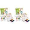CRAYOLA Mini Kids, Primo Set Colori e Adesivi, Attività Creativa e Regalo per Bambini, con 8 Pennarelli e 16 Jumbo Crayons, colori lavabili, pastelli a cera studiati per le mani dei più piccoli