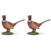 Papo - Statuetta Fagiano Realistica - 3 Anni + - Collezione La Vita Selvaggia - Gioco Educativo Uccelli della Natura - Idea Regalo Giocattolo Bambina Bambino (Confezione da 2)