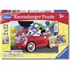 Ravensburger - Puzzles Disney Mickey Minnie & Co. Confezione da 2 | Puzzle 3 Anni O più | 2 Puzzle Bambini 3 Anni 12 Pezzi | Puzzles Bambini 26 X 18 Cm | Regalo Bimba 3 Anni Femmina E Uomo
