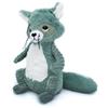 LES DÉGLINGOS PTIPOTOS by Peluche Pupazzo Il Raton Laveur Vert - Doudou originale - Doudou ideale fin dalla nascita - Peluche morbido - Verde
