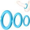KRVNTH Anello Vibrante Cock Ring Set da 3 - Design Ergonomico Anti-Scivolamento | Potenzia Risposta Erettile e Intimità di Coppia con Vibrazione Duratura