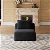 Novilla 90x90x65 cm Senza Braccioli Divano Modulare Componibile in Velluto