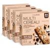 Generico 4X Multi Cereali Barrette al Cioccolato Extra Fondente e Cocco, con 7 Vitamine e Ferro per cerealitalia 126g