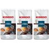 Kimbo, Espresso Classico, 3 Kg Caffè in Grani, Miscela Forte e Corposa, Intensità 12/13, Tostatura Media, 3 Pack da un Kg