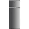 DAYA FRIGORIFERO DOPPIA PORTA DAYA DDP28NIEX0 , Capacità netta totale 206 l, Rumorosità: 37 dB(A), 3 ripiani, Dimensioni: L 54,5 cm A 143 P 55,5 cm, Inox, Classe E