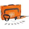 Fein MultiMaster MM 700 1.7 Set MultiTool Oscillante per Calafataggio con Sistema L-BOXX - Supporto utensile esagonale, uscita 220 W, 10.000-19.500 OPM - 72297162090