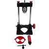CFTGIW Guida per Trapano a Colonna Portatile, Supporto Guida per Trapano con Mandrino da 13 Mm e Angolo Regolabile 0-60 Gradi, for Fori Angolati o Dritti