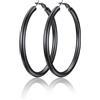 FindChic Orecchini Cerchio Donna in Acciaio Inox 20-80mm | Orecchini Donna Cerchio Resistenti, Leggeri ed Eleganti, 20-80mm, Oro Argento Nero Opzionale, con Scatola Regalo