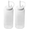 Zenker Fackelmann Dispenser Trasparente in Plastica Morbida, NC (Confezione da 2)