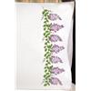 Design Works Tobin Stamped Pillowcase Pair Embroidery Kit, 50,8 cm da 76,2 cm, Glicine
